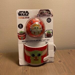 Star Wars Grogu Baby Yoda Holiday Mug & Hot Chocolate Melt Gift Set NIB